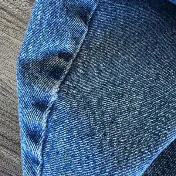 GH Bass & Co Men’s Vinatge Bomber Lined Jean Jackett Size M - Picture 13 of 16